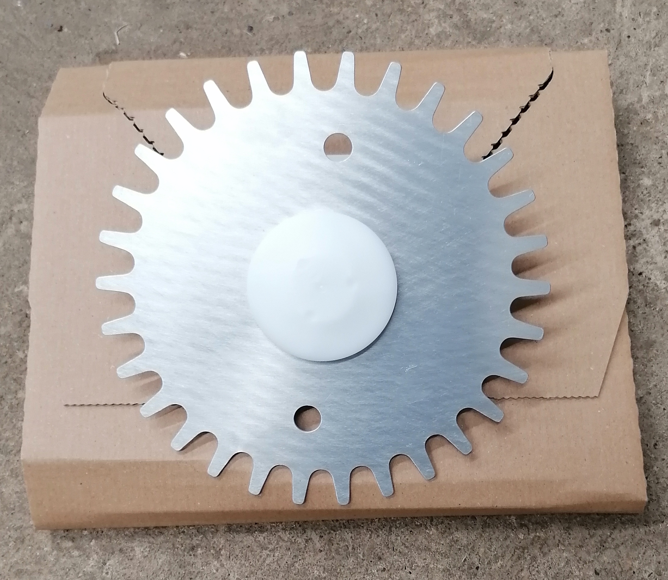 YB06220060 Free disc kit Spare parts kit Golf ver.2, Aluminum disc,1-Big sealed bearing(6200LLU-10x30x9), BM 2.0 - (Golf Disc width 20cm)