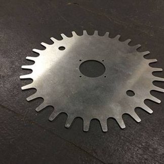 YB00000038 Bottom disk with teeth- golf- big size hard alu (Disk width 22cm)